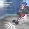 Kids' Electric Pretend Vacuum Cleaner & Cleaning Toy Set: Broom, Dustpan, and Simulated Sweeper.