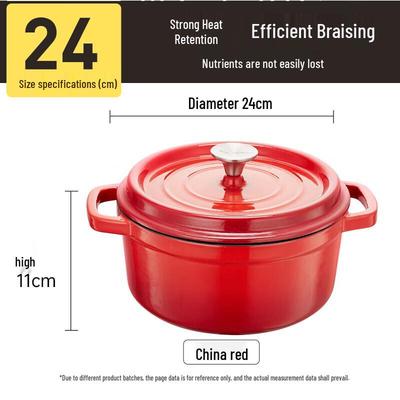 24cm Enamel Stew Pot