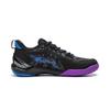 Li-Ning Badminton Shoes Unisex Low-top Black/Fluorescent Grape Purple