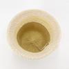 Temperament Knitted Bucket Hat Breathable Woven Fisherman Hat Elegant Sunshade Basin Cap  Summer