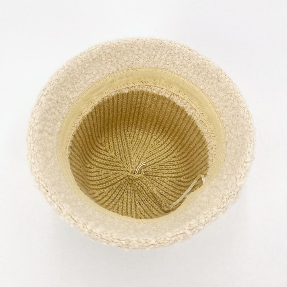 Temperament Knitted Bucket Hat Breathable Woven Fisherman Hat Elegant Sunshade Basin Cap  Summer