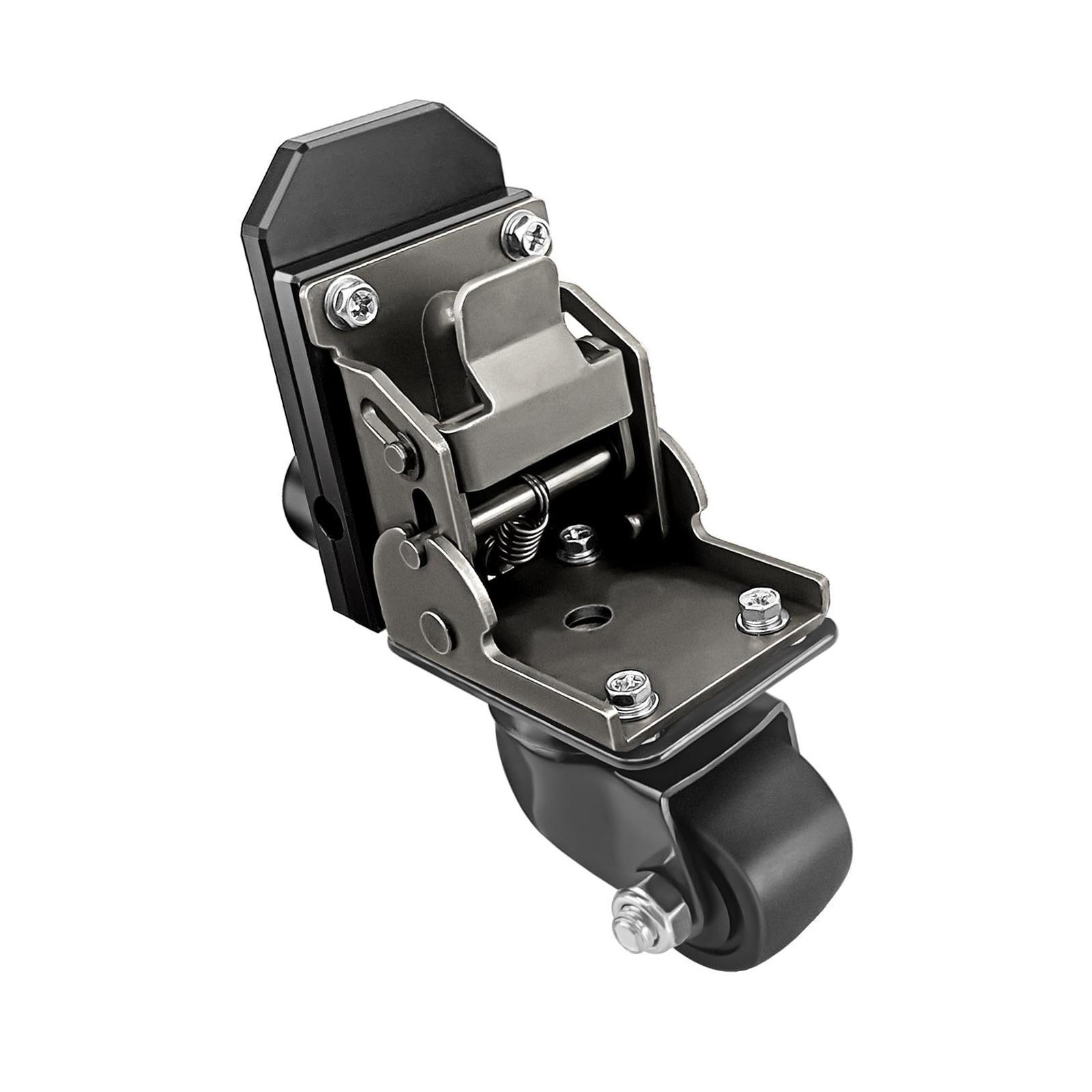 

Сверхпрочные колеса из нержавеющей стали для аксессуаров для передвижного ящика для инструментов, грузоподъемность 200 фунтов, складная конструкция, повышенная мобильность