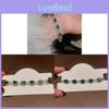 European Style Crystal Oval Bracelet With Rhinestone Embellishment For Women