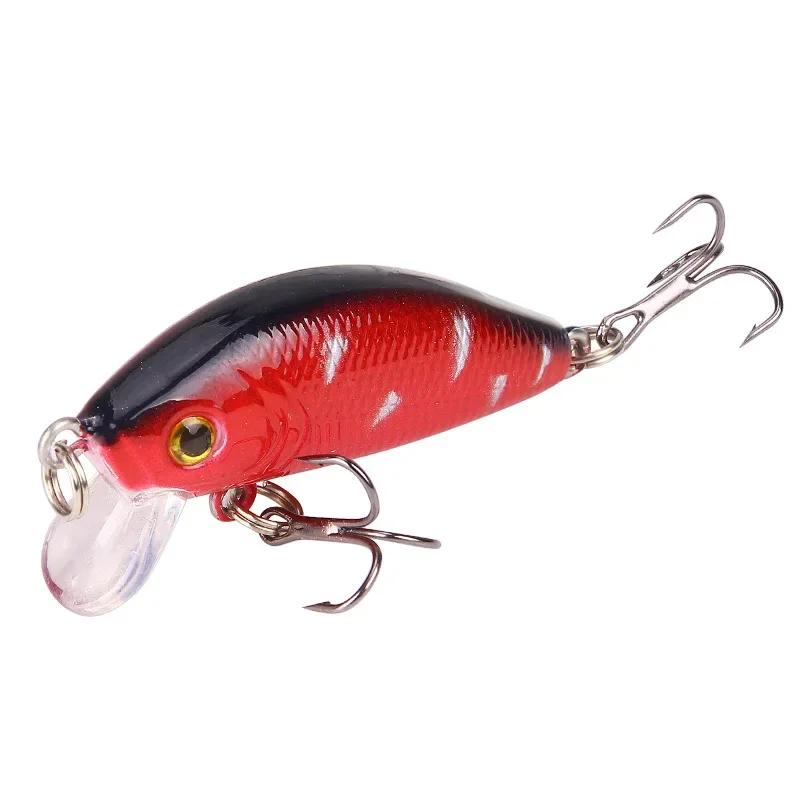 

1PCS Minnow Fishing Lure 50mm4.2g Topwater Hard Bait Wobbler Jig Bait Crank Bait Carp Striped Bass Pesca Fishing Tackle SwimBait