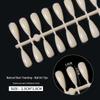 Nail Stickers Set: 240 Pieces - Transparent, Trapezoidal, and Water Drop Base for Natural Look, Short and Long False Nails.