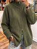 Women's Plus Size Cardigan, Zip-Up, Long Sleeve, Loose Fit for Fall and Winter
