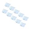 10Pcs Cable Clip Fireproof Versatile Adhesive Cable Organizer Wire Clip for Home Factory Office