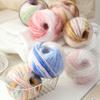 50g Vopsire Segmentată Culoare Gradient Mătase Mohair Lână Nor Mic Cârnat Eșarfă Fire Fire pentru Tricotat Manual Șal Pulover Ghem