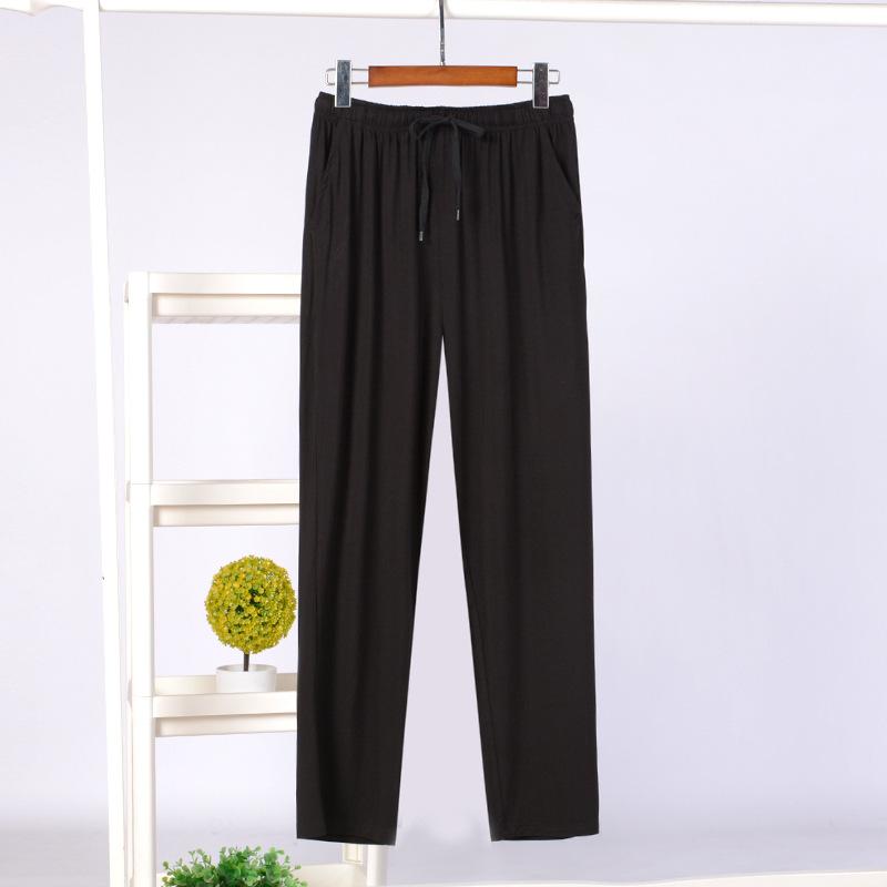 Pantaloni da Pigiama da Uomo Pantaloni da Salotto Morbidi Pantaloni da Notte Elasticizzati con Coulisse Atletici Pantaloni da Yoga Larghi con Tasche Pantaloni da Casa Casual Traspiranti per Uomo