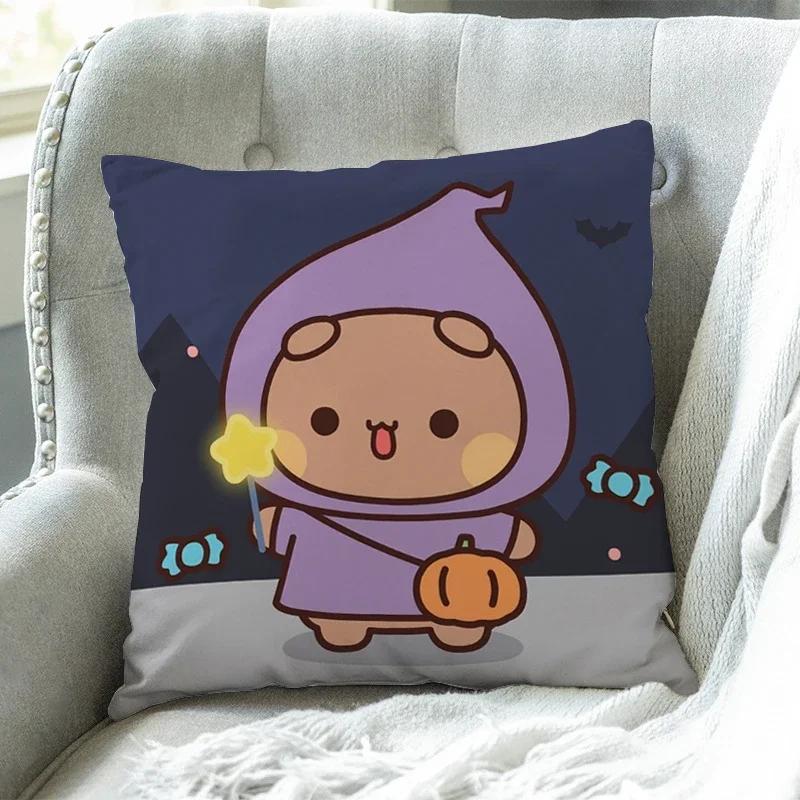 Pillowcase Bubu Dudu 45x45cm Home Decor Cushion Cover Sofa Bed Car Cushion Cover Halloween Christmas