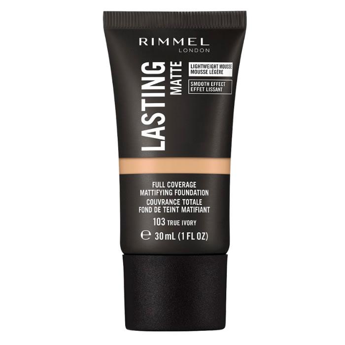 

Rimmel London Lasting Matte Foundation 103 True Ivory 30 мл.