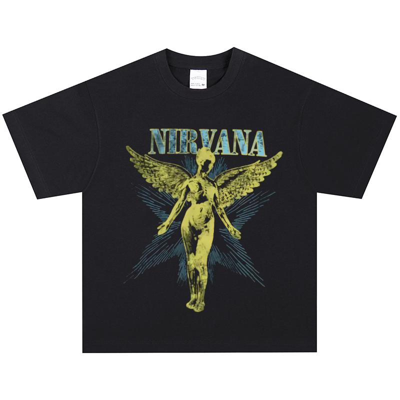 Nirvana T-Shirt, Soft Fabric Casual Daily Wear L