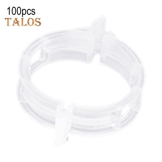 100/200/300/400/500Pcs Garden Plant Support Clips Grape Tomato Ties Vegetable Vine Stem Fixing Clip Cucumber Flower Squash Vine Upright Climbing