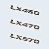 Negru lucios 3D ABS Litere Număr LX450 LX470 LX570 Emblemă pentru Autocolant Logo Portbagaj Accesorii Insigna