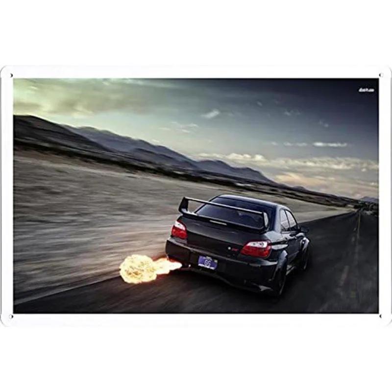 Vintage Automobile Car Vehicle Metal Tin Signs Posters Plate Wall Decor for Home Bars Garage Cafe Clubs Pub Retro Posters Plaque