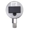Digital Hydraulic Industrial Pressure Gauge Lower Mount Battery Powered Large LCD Dispaly Reset Function 5 Units Durable