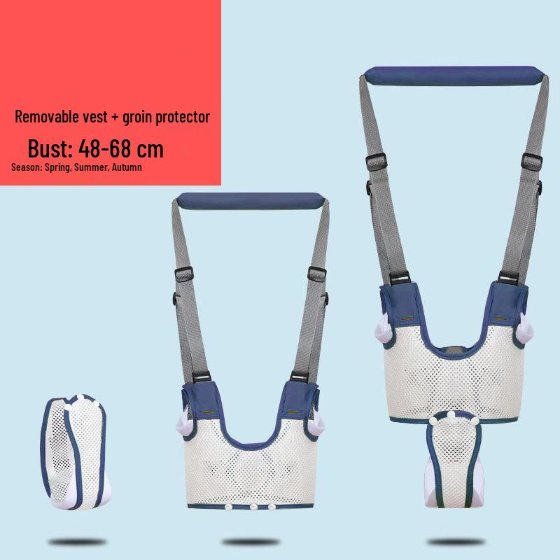 Breathable Toddler Walking Belt with Anti-Choking Leash and Anti-Fall Support