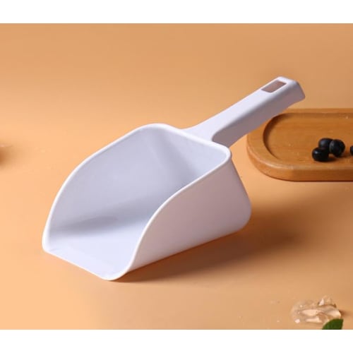 Plastic Ice Scoop, Ice Shovel, Ice Scoop for Snacks, Sugar, Flour, Thickened Large Refrigerator Ice Maker, Small Flour Scoop, Ice Spatula, Multi-Funct