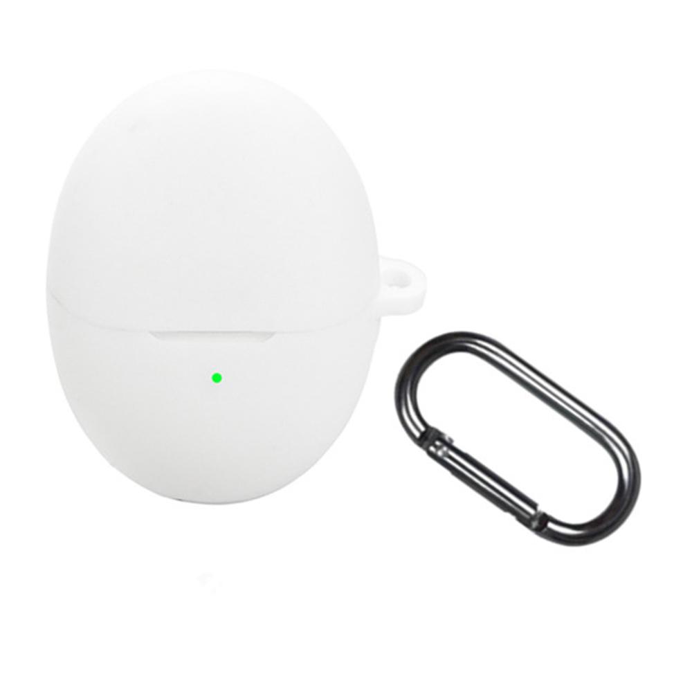 For Huawei FreeBuds 6 Silicone Case Wireless Earphones Protective Cover with Anti-Lost Buckle