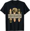 Camo Pencil Kindergarten Boys Kids First Day Back To School T-Shirt