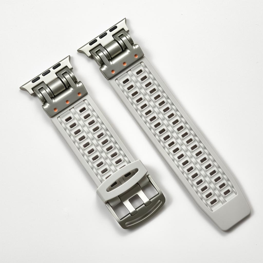 Silicone Band for Apple Watch Strap Ultra 2 49mm 46 44 42mm Soft Sports Correas for Apple IWatch Series 10 9 8 7 6 5 4 Bracelet