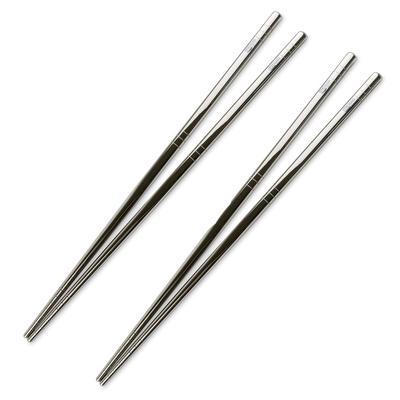 TITECOUGO Titanium Chopsticks My Chopsticks My Chopsticks Vegetable Chopsticks Square Square Outdoor Camping BBQ Square Chopsticks Ultra Light