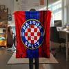 Fotbalový klub Hajduk Tištěná flanelová deka, Vysoká kvalita, Pohodlná pro všechna roční období, Domácí dekorace, Teplo a pohodlí