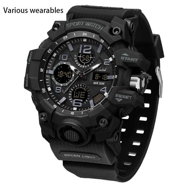 Middle and High School Students Fashion Men's Watch Outdoor Sports Multi-functional Waterproof Watch Watch Men