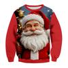 Christmas Print Loose Men's Hoodie