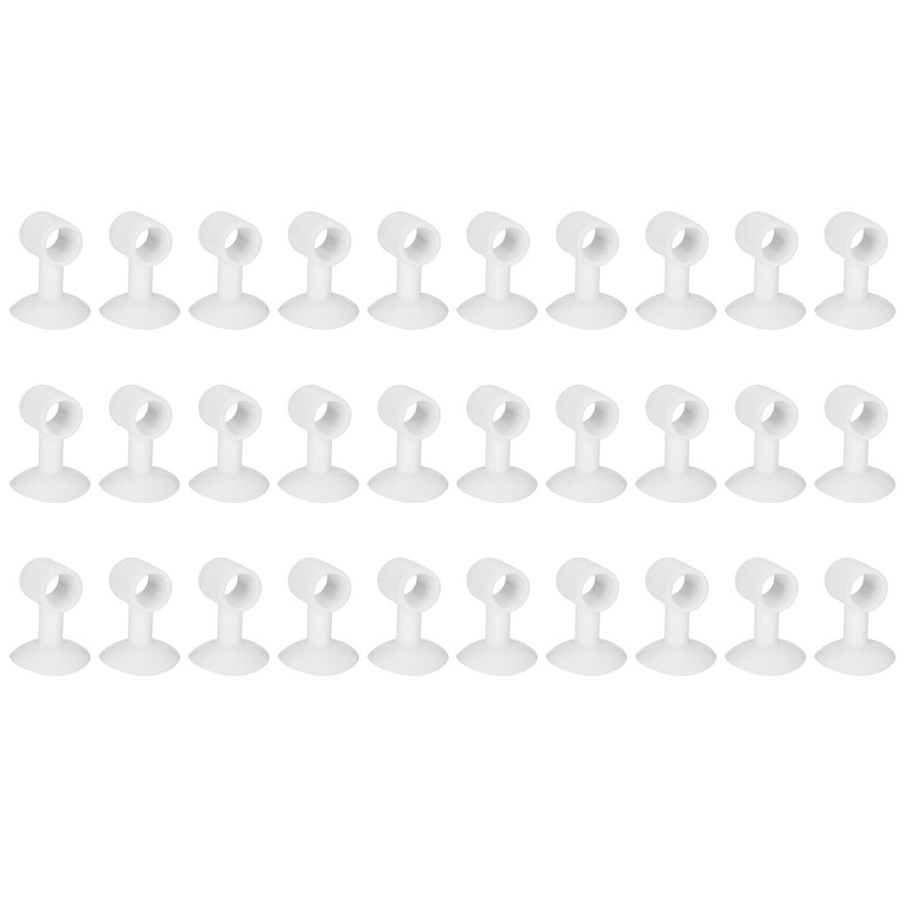 30 Stück Türstopper Silikon Antikollisions-Türgriffstopper Stumm Saugpuffer Crashpad