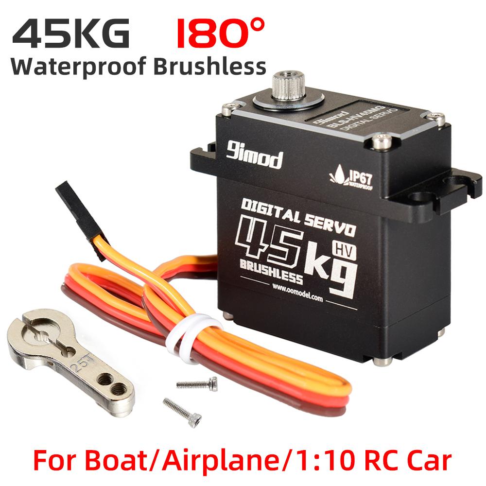 RC Servo 9imod Waterproof Brushless Coreless Servo 50KG 45KG 35KG 25KG Metal Gear Digital Servo for RC Model