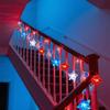 4th Of Decorative Lights Red Blue Star And Flag Lights Remote Control Timer For Independence Day Memorial Day 4th Home Decor