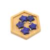 Agate Star Pendant Necklace Jewelry Powder Crystal Necklace Fashion Valentine'S Day Gift 20 * 6