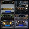 Xuzimaoyi Front Grille Extension LED Lamp Grille Marker Universal Daylight with Waterproof Cable 4pcs (Amber)