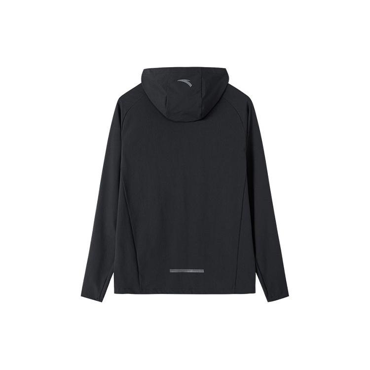 ANTA Running Collection Jackets Men's Black Hooded Moderate Instructor 952215601-4