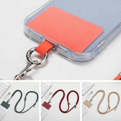 Corde Suspendue Avec Patch Lanières de Téléphone Réglable Anti-perte Sangle de Téléphone Lanière Sangles pour Téléphone Portable Extérieur