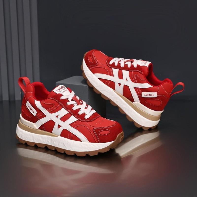 Small inner height increase and lightweight women's autumn new breathable casual shoes sports dad shoes