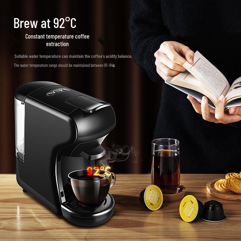 International Source Mini Capsule Coffee Machine - Fully Automatic, Lightweight, Multi-functional for Home and Office Use