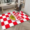 Vfb Fc Crest Printed Area Rug for Office, Chair Rug, Decorative Carpet Floor Mat, Large Size Fan gifts Christmas gifts