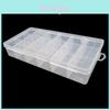 Customizable Clear Plastic Storage Container With 18 Sections For Versatile Use