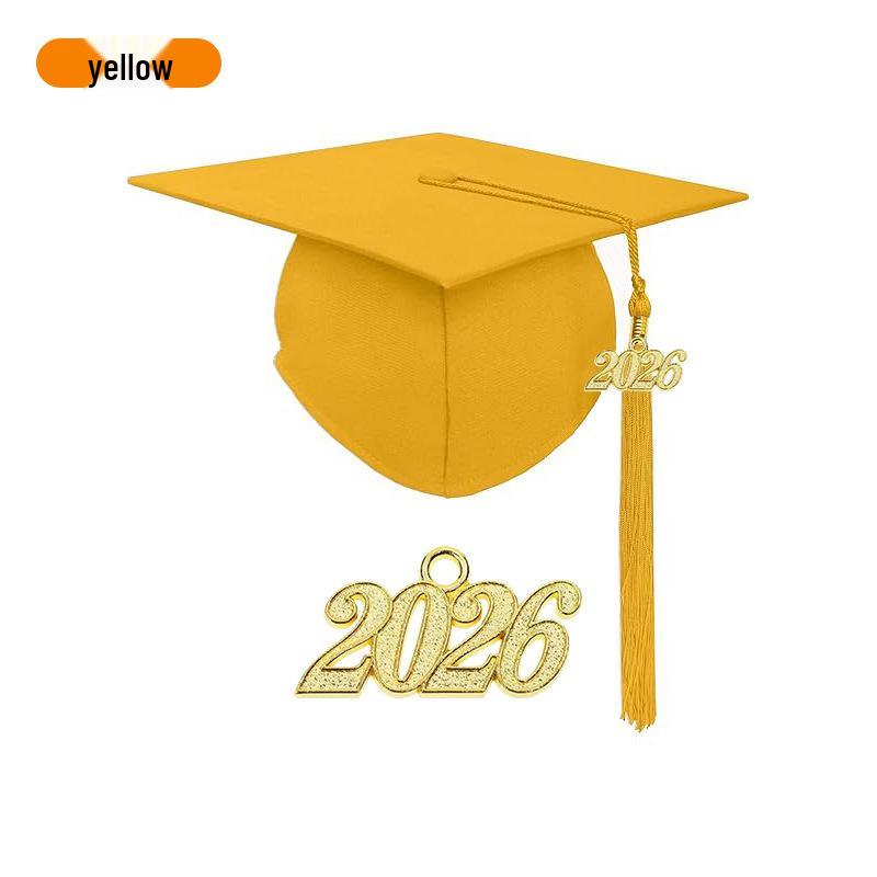 2025 Yıl Etiketli Amerikan Lisans Mezuniyet Şapkası