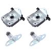 2x Engine Hood Lock and 2x Lower Part Compatible for 3er E46 5er E39 X5 E53 51238229807 51238203859