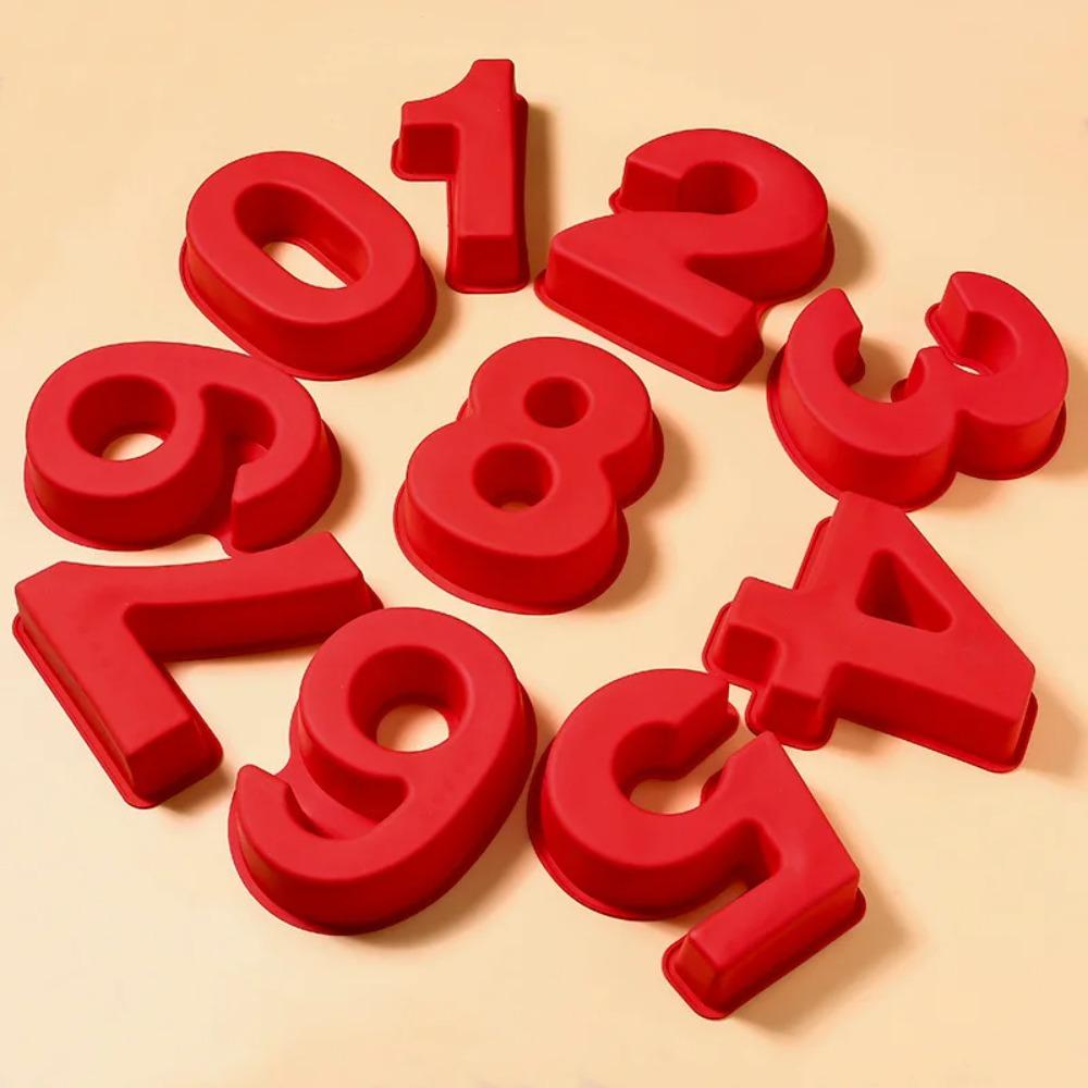 DIY Cookie Number Molds 10 Inch Baking Tool Durable Number Cake Molds  Kitchen Accessories Gadgets