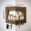 Wall-mounted Key Hook Rack Rural Style Sundries Storage Holder  Housewarming Gift