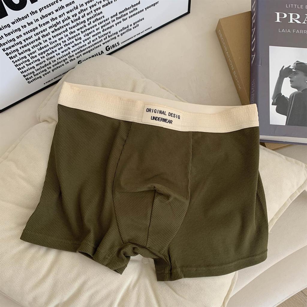 Men's 5A Antibacterial Pure Cotton Underwear - Breathable, Loose, Comfortable.