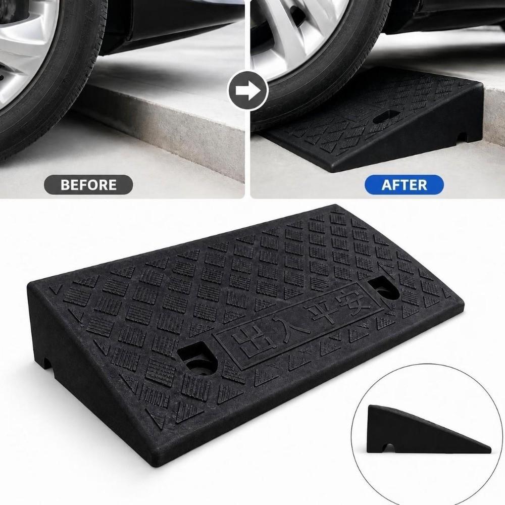 50/70/100mm Driveway Ramp Plastic Car Wheel Ramp Portable Threshold Ramp  Truck