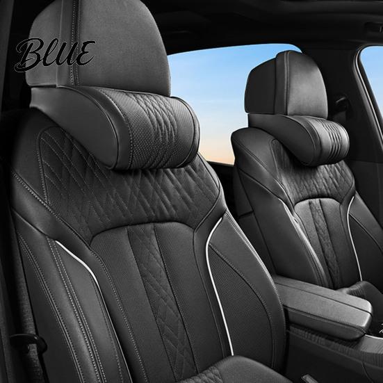 Neck Pain Relief for Long Drives Car Headrest Pillow Memory Foam Ergonomic Shoulder Support Pillow Support Universal Vehicle Seat Cushion,