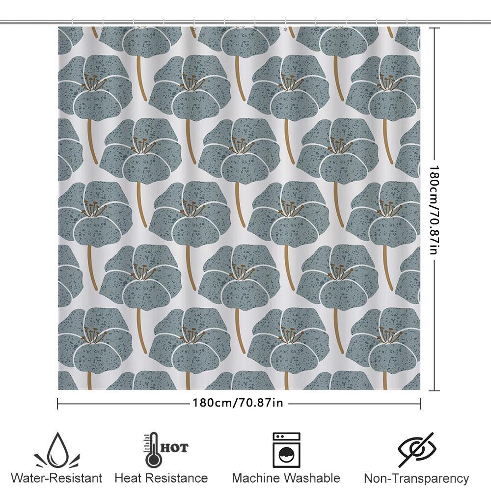 Farm Fresh Cow Print Shower Curtain: Rustic Brown White Abstract Bathroom Decor for Kids Room Country Style Home Decoration Perf