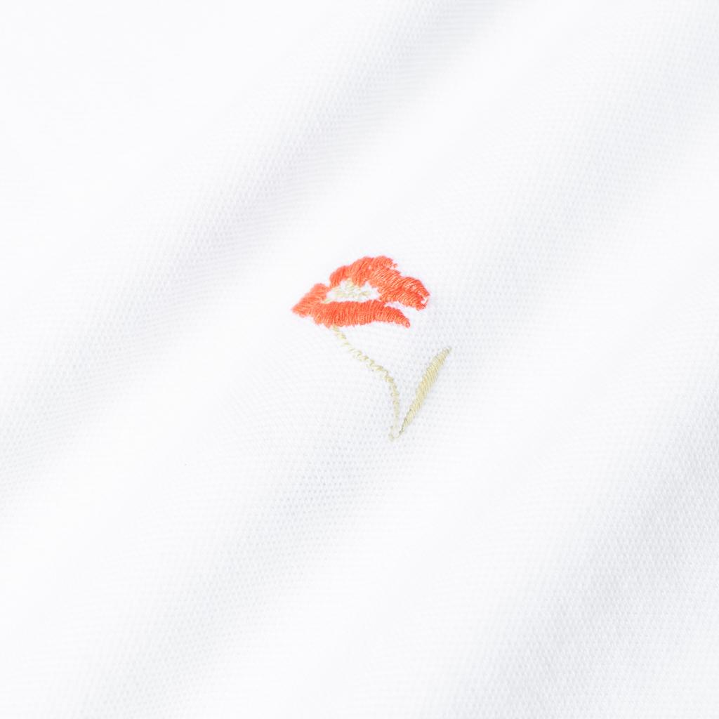 Polo Ralph Lauren SS22 Floral Pattern Mesh Polo Dress Women Dresses White WMPODRSNFA20309-100