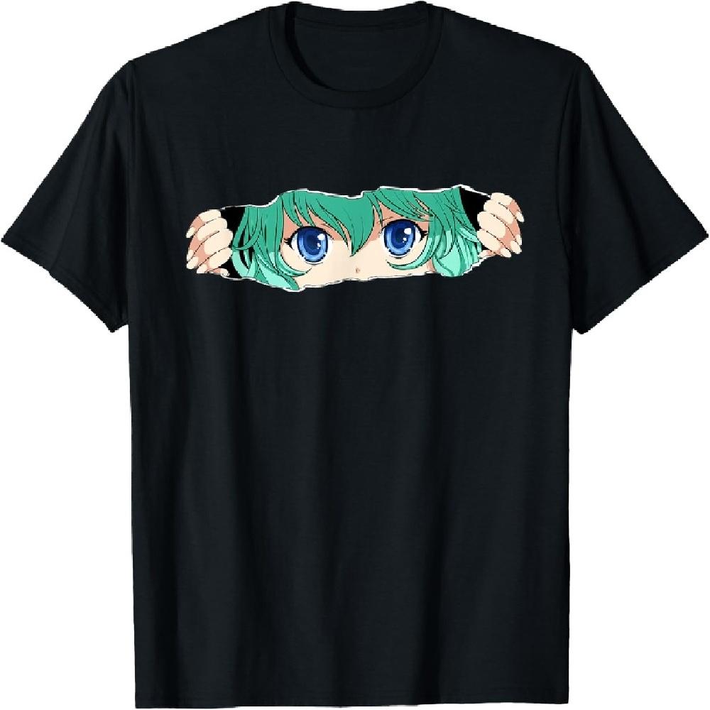 

Cool Anime Eyes Anime Lover Graphic Novel T-Shirt S